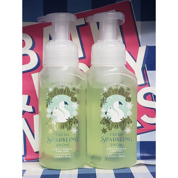 BBW Fresh Sparkling Snow Gentle Foaming Hand Soap - Picture 1 of 2